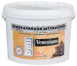 Декоративное покрытие DALI-DECOR Veneziano белый 15 кг