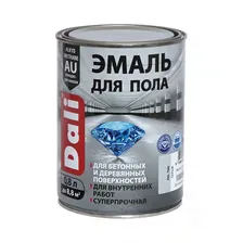 Эмаль для пола серый 0,8л DALI