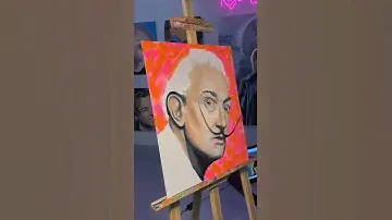Salvador Dali Painting Time Lapse
