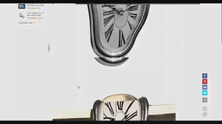 Текучие часы как у Сальвадора Дали на картине. из  китая  на aliexpress