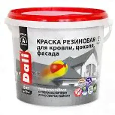 Краска резиновая DALI синяя 6кг-0