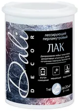 Лак лессирующий перламутровый Dali-Decor, серебро, 1 кг в Москве
