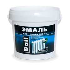 Эмаль для радиаторов акриловая 1 кг DALI