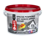 Краска резиновая /серый/ 3кг DALI
