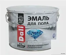 Эмаль для пола DALI база A 9л