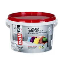 Краска для стен DALI Интерьерная белая полуматовая, 2,5л.