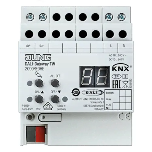 Оборудование и системы KNX (EIB)KNX Шлюз DALI TW (2099REGHE)-0