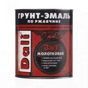 Грунт-эмаль по ржавчине Dali Special молотковая шоколадная глянцевая 0,75 л для оград
