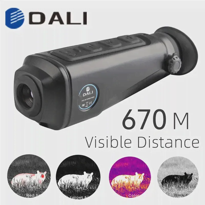 Тепловизор DALI для охоты S243, телескоп, инфракрасный прицел ночного видения, монокуляр, тепловизионная камера, наружная Охота (art.: 3920bc719be1b)-2