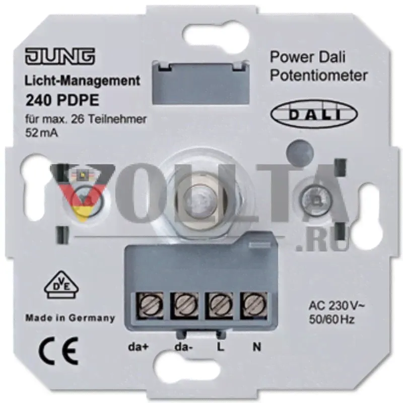 Jung 240PDPE Power DALI Потенциометр-0