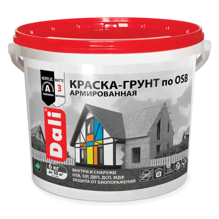 Краска-грунт DALI OSB-0