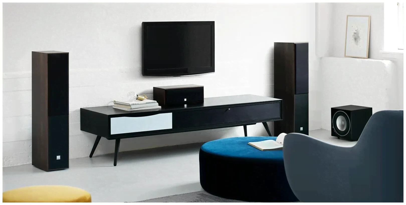 USHER Dali Центральный Канал Dali Spektor Vokal Light Walnut акустические системы-0